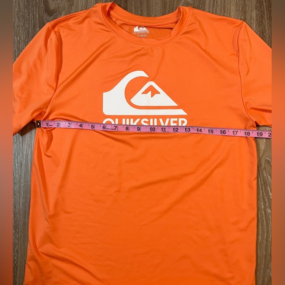 Quiksilver Orange Surf Tee sz XL 18/20 - Picture 3 of 5